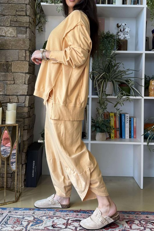 Lagen Chill Sweatshirt Soft Tuscan /5=